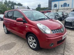 Red Used 2008 Nissan Note Acenta MPV | £2,490 (Fair price)