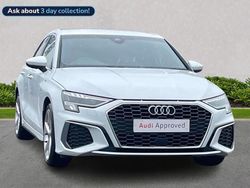 White Used 2023 Audi A3 S-Line Hatchback | £21,327 (Fair price)
