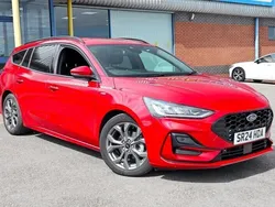 Red Used 2024 Ford Focus ST-Line Estate | £21,489 (Fair price)