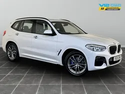 White Used 2021 BMW X3 M Sport SUV | £26,495