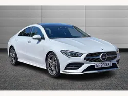 White Used 2020 Mercedes CLA180 AMG Line Premium Plus Sedan | £25,350 (Fair price)