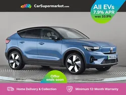 Blue Used 2022 Volvo C40 Pro SUV | £23,497 (Fair price)