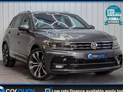 Grey Used 2017 VW Tiguan R-line SUV | £15,495 (A bit pricey)
