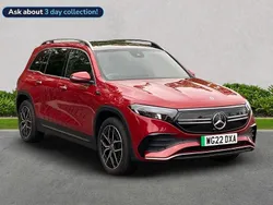Red Used 2022 Mercedes EQB350 AMG Line Premium SUV | £25,989 (Fair price)