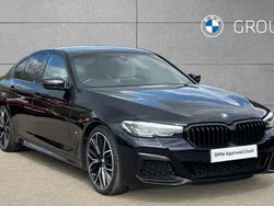 Black Used 2022 BMW 520 M Sport | £27,970 (Fair price)
