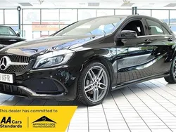 Black Used 2018 Mercedes A200 AMG line Hatchback | £13,990 (Fair price)