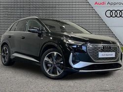Black Used 2024 Audi Q4 e-tron S-Line SUV | £34,795 (Super price)