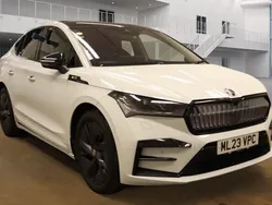 White Used 2023 Skoda Enyaq iV vRS SUV | £29,999 (Good price)