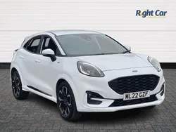 White Used 2022 Ford Puma Gen-E ST-Line X SUV | £16,499 (Fair price)