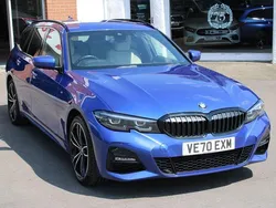 Blue Used 2021 BMW 330e M Sport Estate | £20,637 (Fair price)