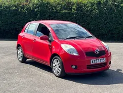 Red Used 2007 Toyota Yaris Hatchback | £1,795 (Fair price)