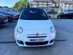 White Used 2014 Fiat 500C S Cabriolet | £3,990 (Fair price)