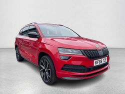 Red Used 2019 Skoda Karoq SportLine SUV | £14,415 (Fair price)