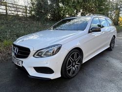 White Used 2015 Mercedes E220 AMG Estate | £8,695 (Fair price)