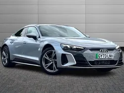 Silver Used 2023 Audi e-tron GT quattro Comfort Sedan | £47,595 (Super price)