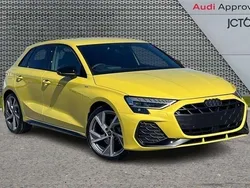 Yellow New 2025 Audi A3 Black Edition Hatchback | £32,748 (Fair price)
