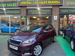 Purple Used 2016 Peugeot 108 Active Hatchback | £4,495 (Fair price)