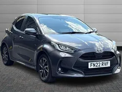 Grey Used 2022 Toyota Yaris Hybrid Design Hatchback | £15,295 (Fair price)