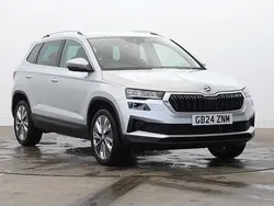 Brilliant silver metallic Used 2024 Skoda Karoq SE L SUV | £21,450 (Fair price)