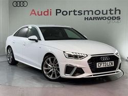 White Used 2024 Audi A4 S-Line Sedan | £27,490 (Fair price)