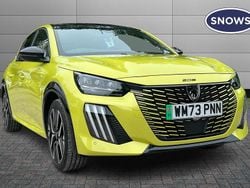 Yellow Used 2024 Peugeot e-208 GT Hatchback | £16,990 (Good price)