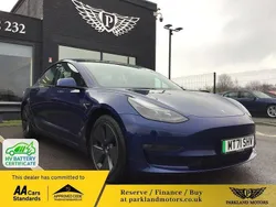 Blue Used 2021 Tesla Model 3 Long Range Sedan | £19,495 (Good price)