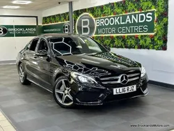 Black Used 2016 Mercedes C220 AMG Line Premium Sedan | £15,985 (Expensive)