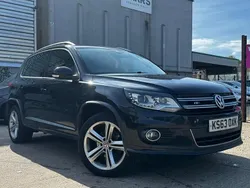 Black Used 2013 VW Tiguan R-line SUV | £5,600 (Fair price)
