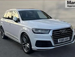 White Used 2019 Audi Q7 S-Line SUV | £29,190 (Super price)