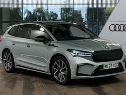 Silver Used 2022 Skoda Enyaq iV SportLine SUV | £24,599 (Fair price)