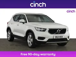 White Used 2021 Volvo XC40 Momentum SUV | £19,249 (Fair price)