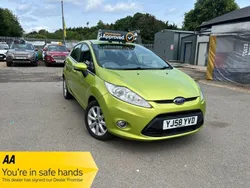 Green Used 2009 Ford Fiesta Zetec Hatchback | £1,990 (Super price)