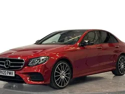 Red Used 2020 Mercedes E300 AMG line Sedan | £28,370 (Good price)