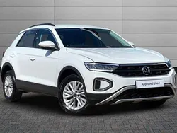 Pure white Used 2022 VW T-Roc Life SUV | £17,750 (Fair price)