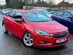 Red Used 2017 Vauxhall Astra SRi Hatchback | £5,995 (Fair price)