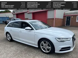 White Used 2015 Audi A6 S-Line Estate | £9,495 (Fair price)