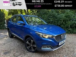 Blue Used 2018 MG ZS Exclusive Sedan | £7,389 (Fair price)