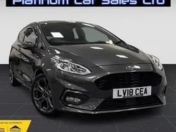 Grey Used 2018 Ford Fiesta ST-Line Hatchback | £8,495 (Fair price)