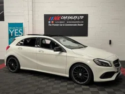 White Used 2017 Mercedes A200 AMG line Hatchback | £12,750 (Expensive)