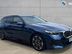 Phytonic blue metallic paint Used 2025 BMW i5 M Sport Sedan | £50,991 (Expensive)