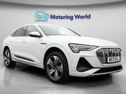 White Used 2021 Audi e-tron S-Line SUV | £24,400 (Fair price)