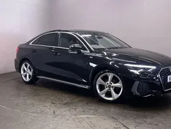Black Used 2021 Audi A3 S-Line Sedan | £18,299 (Fair price)