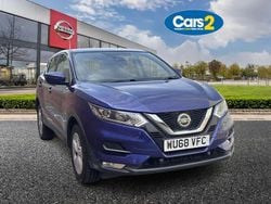 Blue Used 2018 Nissan Qashqai Acenta Premium SUV | £8,690 (Fair price)