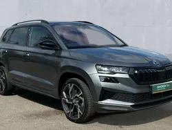 Graphite grey metallic Used 2025 Skoda Karoq SportLine SUV | £32,450 (A bit pricey)