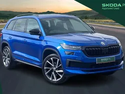 Blue Used 2023 Skoda Kodiaq SportLine SUV | £29,682 (A bit pricey)
