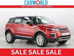 Red Used 2016 Land Rover Range Rover evoque SE SUV | £7,700 (Good price)