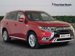 Red Used 2018 Mitsubishi Outlander P-HEV SUV | £16,290 (A bit pricey)