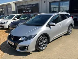Silver Used 2016 Honda Civic SR Estate | £5,450 (Good price)