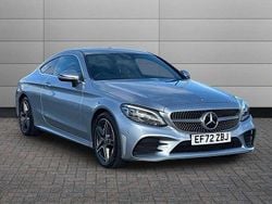 Silver Used 2022 Mercedes C200 AMG line Coupe | £26,595 (A bit pricey)