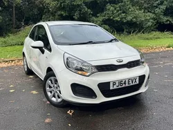 White Used 2014 Kia Rio 2 Hatchback | £4,395 (Fair price)